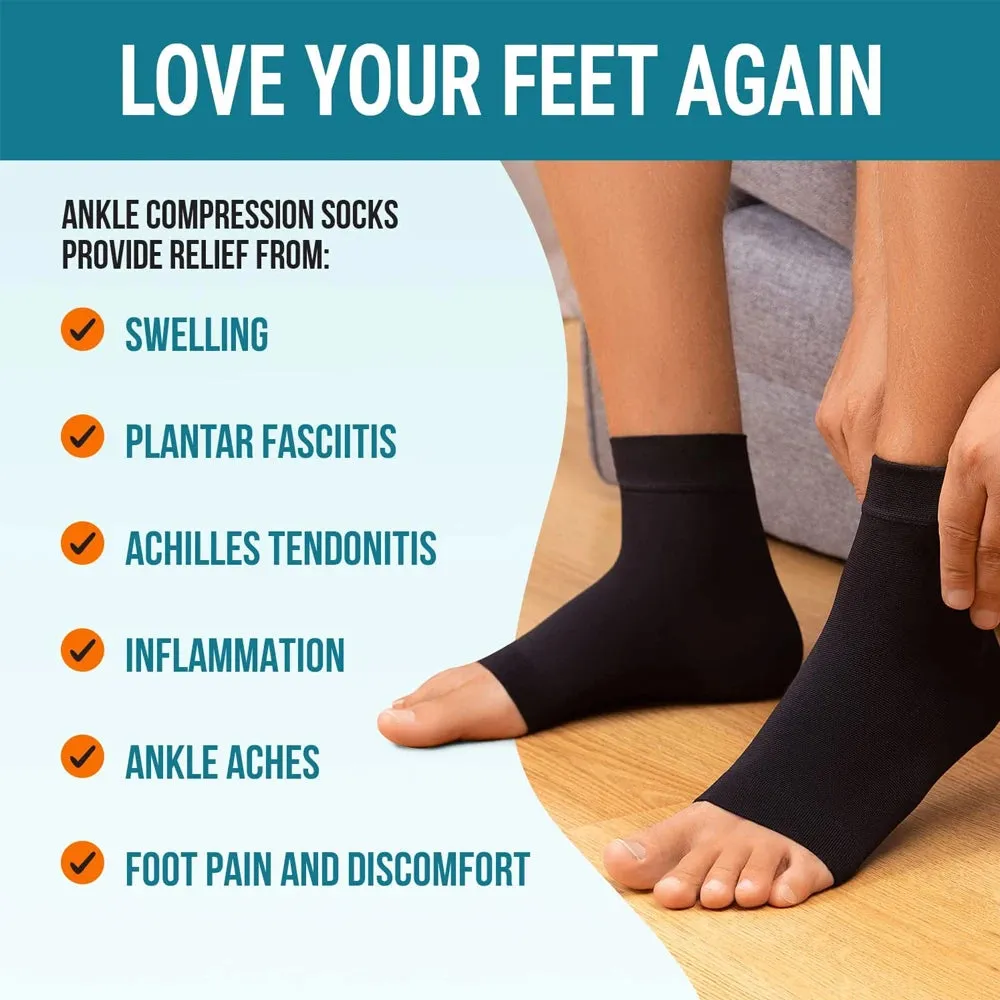 Neuropathy Socks for Women Men,1Pair Soothe Compression Socks for