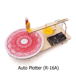 NEW Auto Plotter R-16A Premium STEM Toy Kit, A great DIY toys kit for kids to understand basic mechanical structures and power transmission.