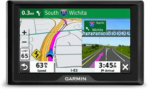 New Garmin Drive 52 & Traffic: GPS Navigator with 5” Display Features Easy-to-Read menus and maps, Traffic alerts, Plus Information to enrich Road Trips! Retails $148 