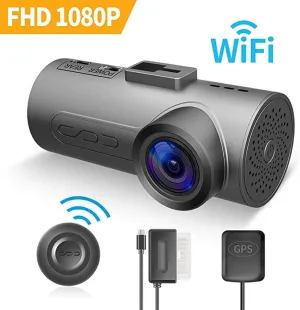 New in box! C1 Plus Dash Cam HaloCam WiFi Driving Recorder FHD 1080P Car Cam Dashboard Camera with 170 Degree Wide Angle Sony IMX291 Super Night Vision G-Sensor Loop Recording