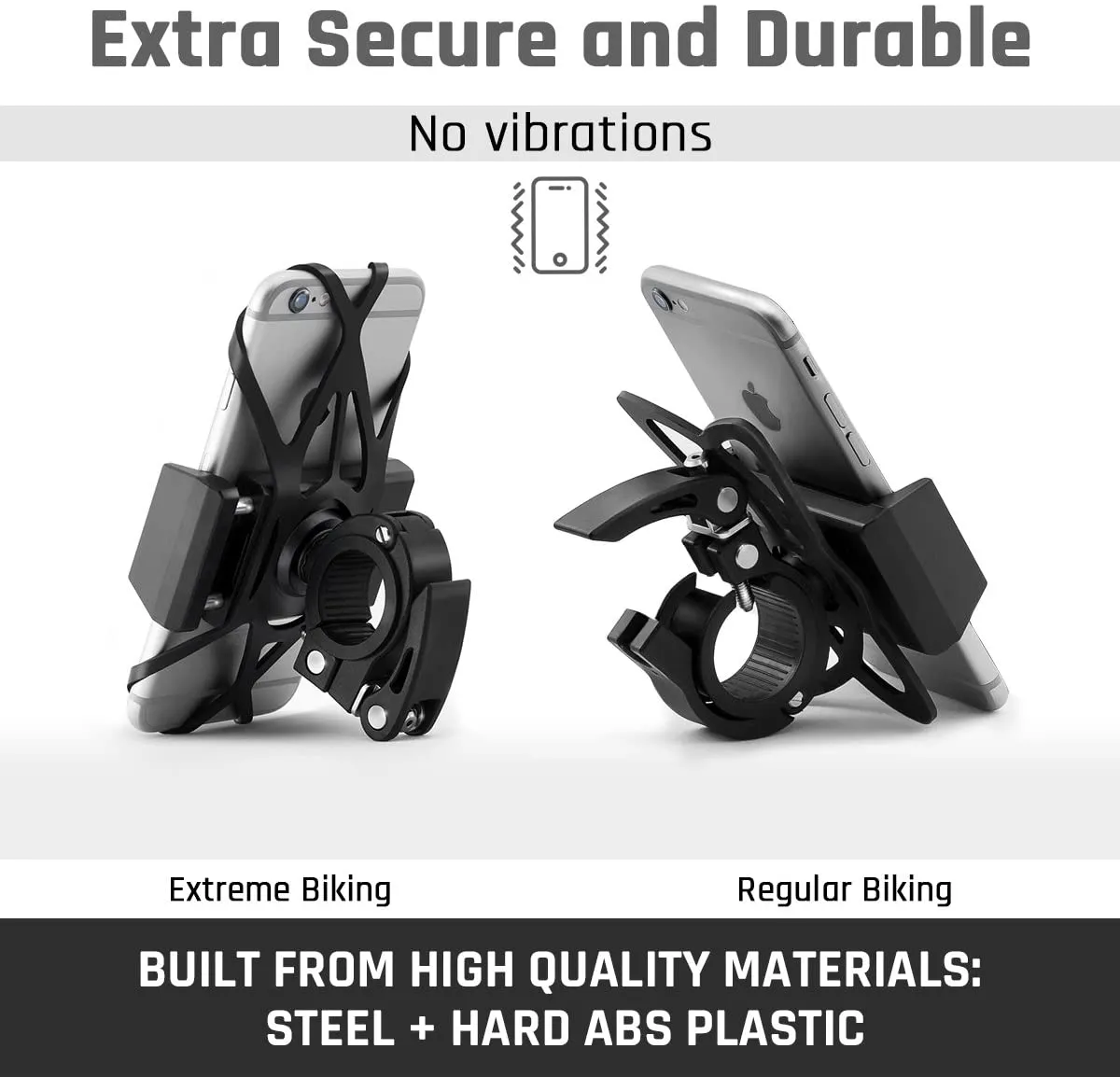 New in box! Widras Bicycle and Motorcycle Cell Phone Holder, Mountain & Road Bicycle Handlebar Cradle, 2nd Generation! Fits all Phones & GPS Systems!