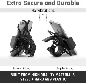 New in box! Widras Bicycle and Motorcycle Cell Phone Holder, Mountain & Road Bicycle Handlebar Cradle, 2nd Generation! Fits all Phones & GPS Systems!