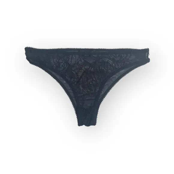 new Kiki de Montparnasse ♕ Lace Bikini Mesh Back Brief Panty ♕ Black ♕ XXS XS S