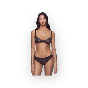 new Kiki de Montparnasse ♕ Lace Bikini Mesh Back Brief Panty ♕ Black ♕ XXS XS S