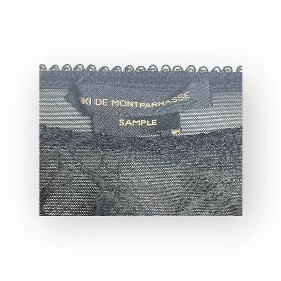 new Kiki de Montparnasse ♕ Lace Bikini Mesh Back Brief Panty ♕ Black ♕ XXS XS S