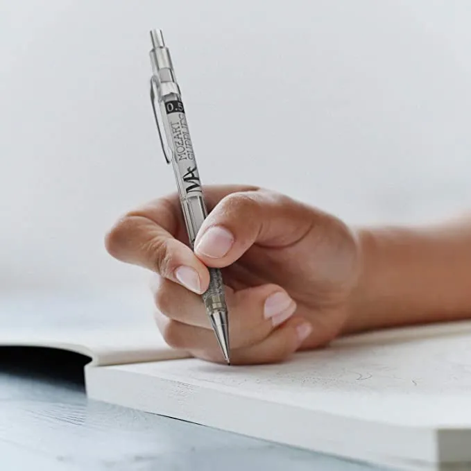 New MozArt Supplies Mechanical Pencil Set - 4 Sizes: 0.3, 0.5, 0.7 & 0.9 mm, 30 HB Lead refills each & 4 Eraser Refills - Drafting, Sketching, Illustrations, Architecture
