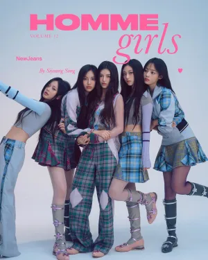 NEWJEANS Homme Girls MAGAZINE Fall/Winter 2024 BY SIYOUNG SONG New