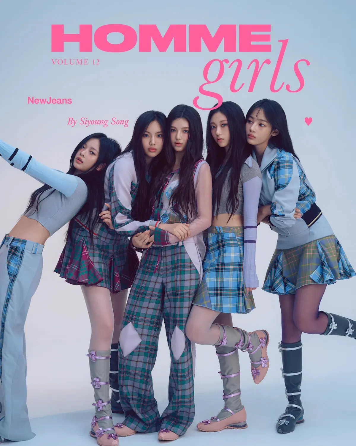 NEWJEANS Homme Girls MAGAZINE Fall/Winter 2024 BY SIYOUNG SONG New