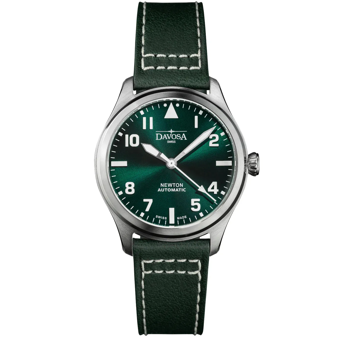 Newton Automatic 40mm Green Green Pilot Watch 16153075