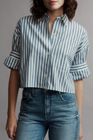 Next Ex Shirt | White / Vintage Denim