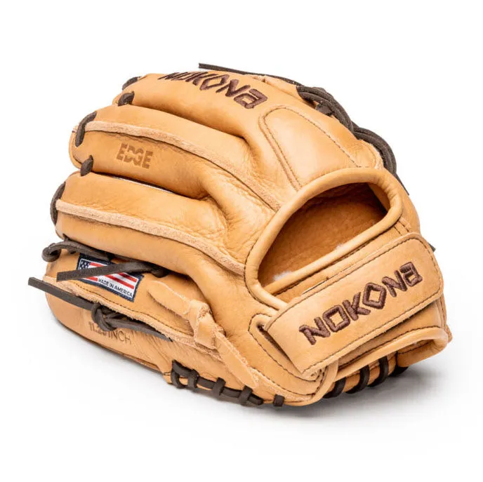 Nokona S1 Edge 11.25"± Supersoft Baseball Glove: S1-V1I