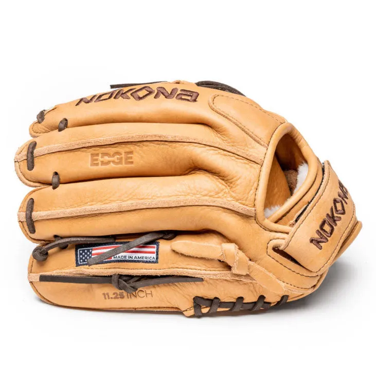 Nokona S1 Edge 11.25"± Supersoft Baseball Glove: S1-V1I