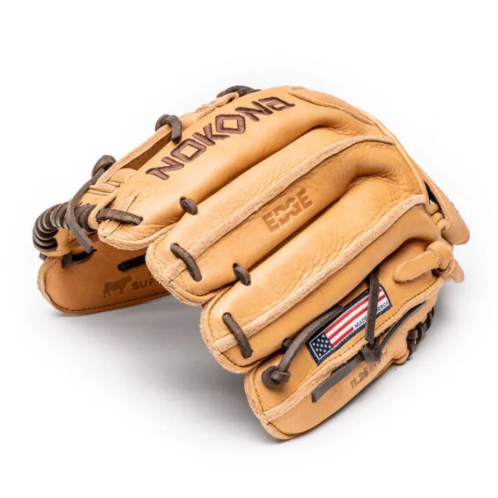 Nokona S1 Edge 11.25"± Supersoft Baseball Glove: S1-V1I