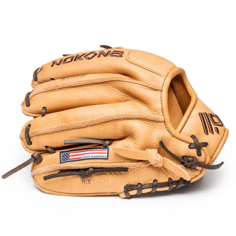 Nokona S1 Edge 11.5" Supersoft Baseball Glove: S1-V400I