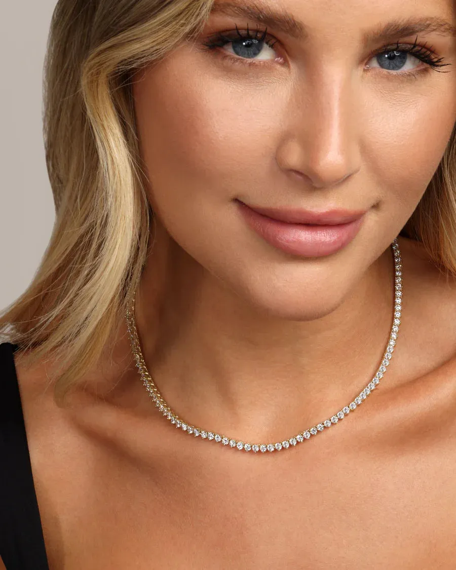 Not Your Basic Tennis Necklace 16"