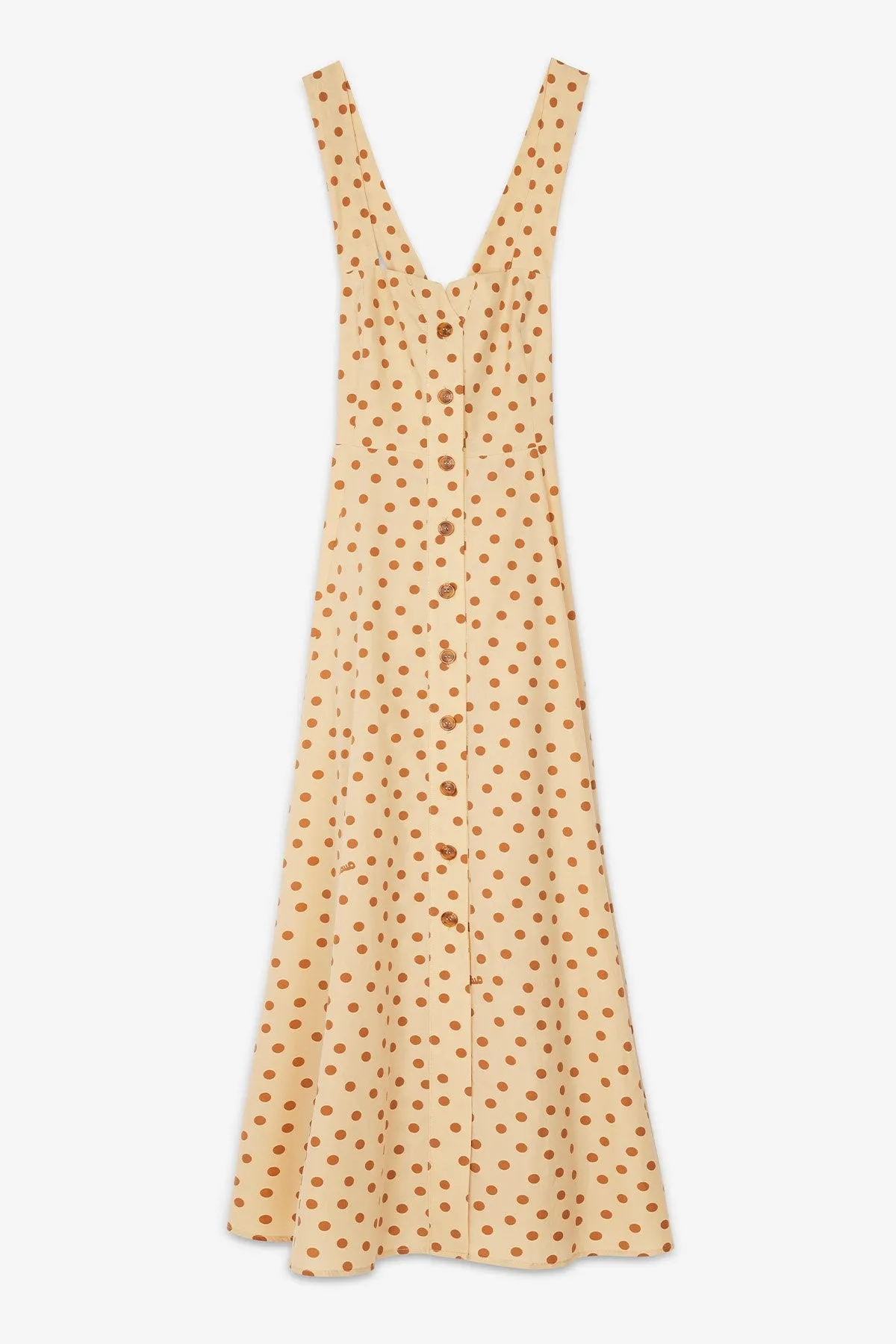 Nude Dotty Dress