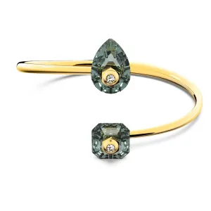 Numina Bangle, Gray, Gold-tone Plated