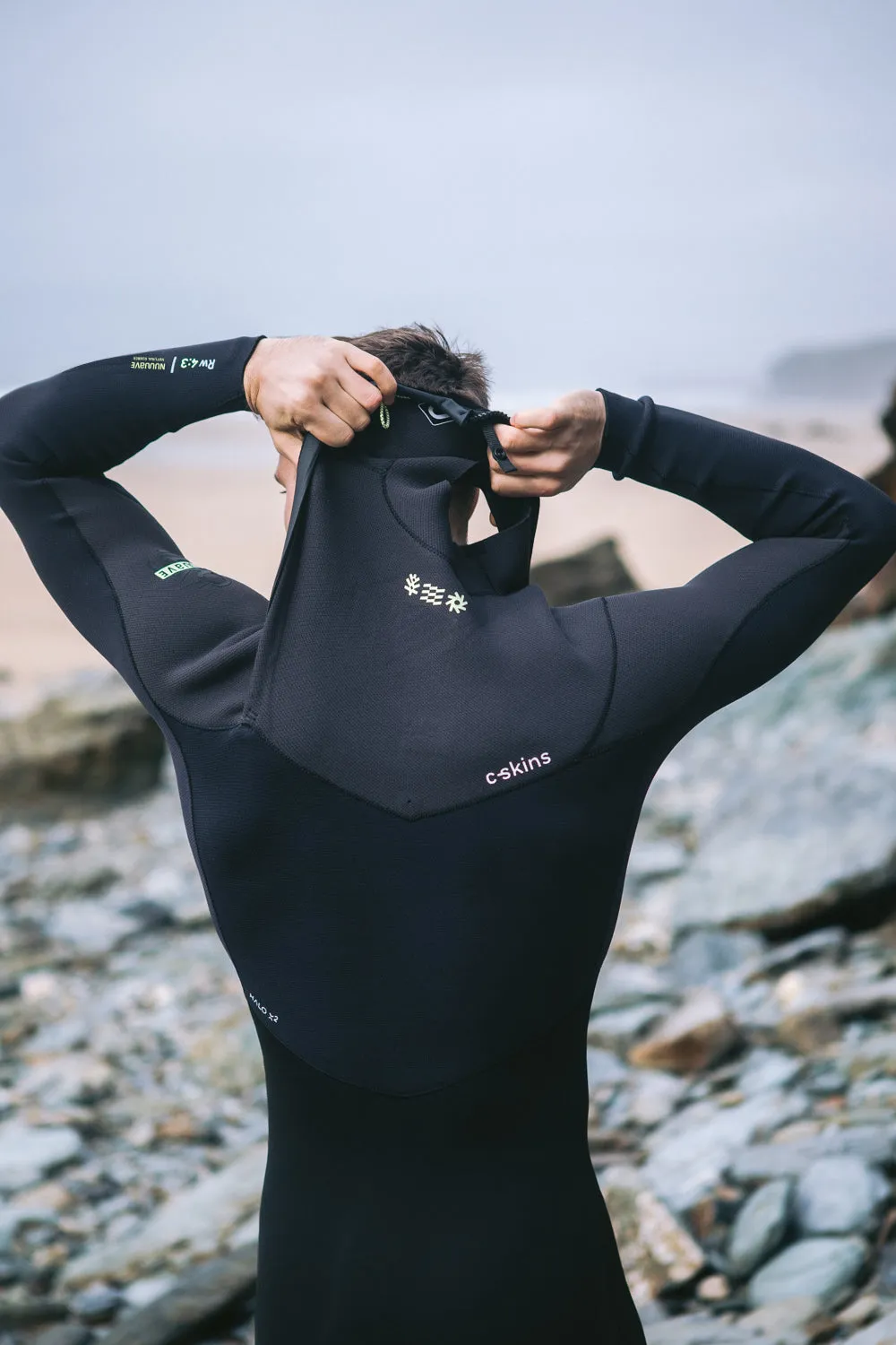 NUWAVE REWIRED 4:3 MENS CHEST ZIP STEAMER