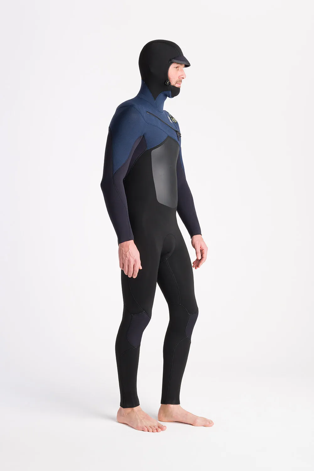 NUWAVE REWIRED 5:4 MENS CHEST ZIP HOODED STEAMER