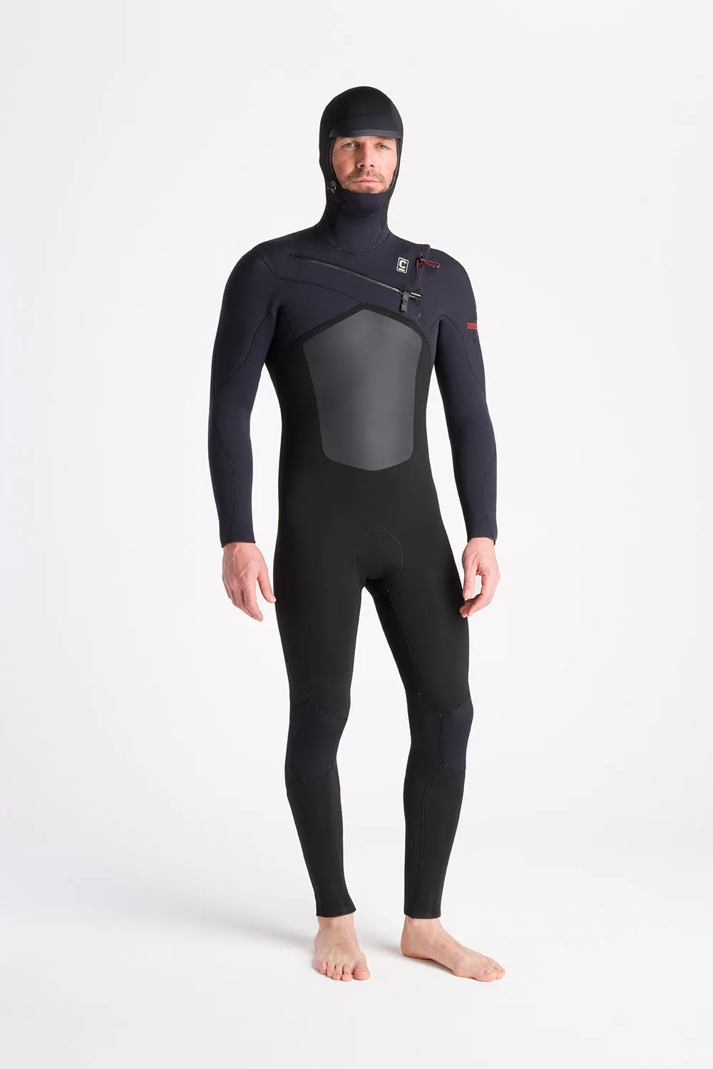 NUWAVE REWIRED 6:5 MENS CHEST ZIP HOODED STEAMER