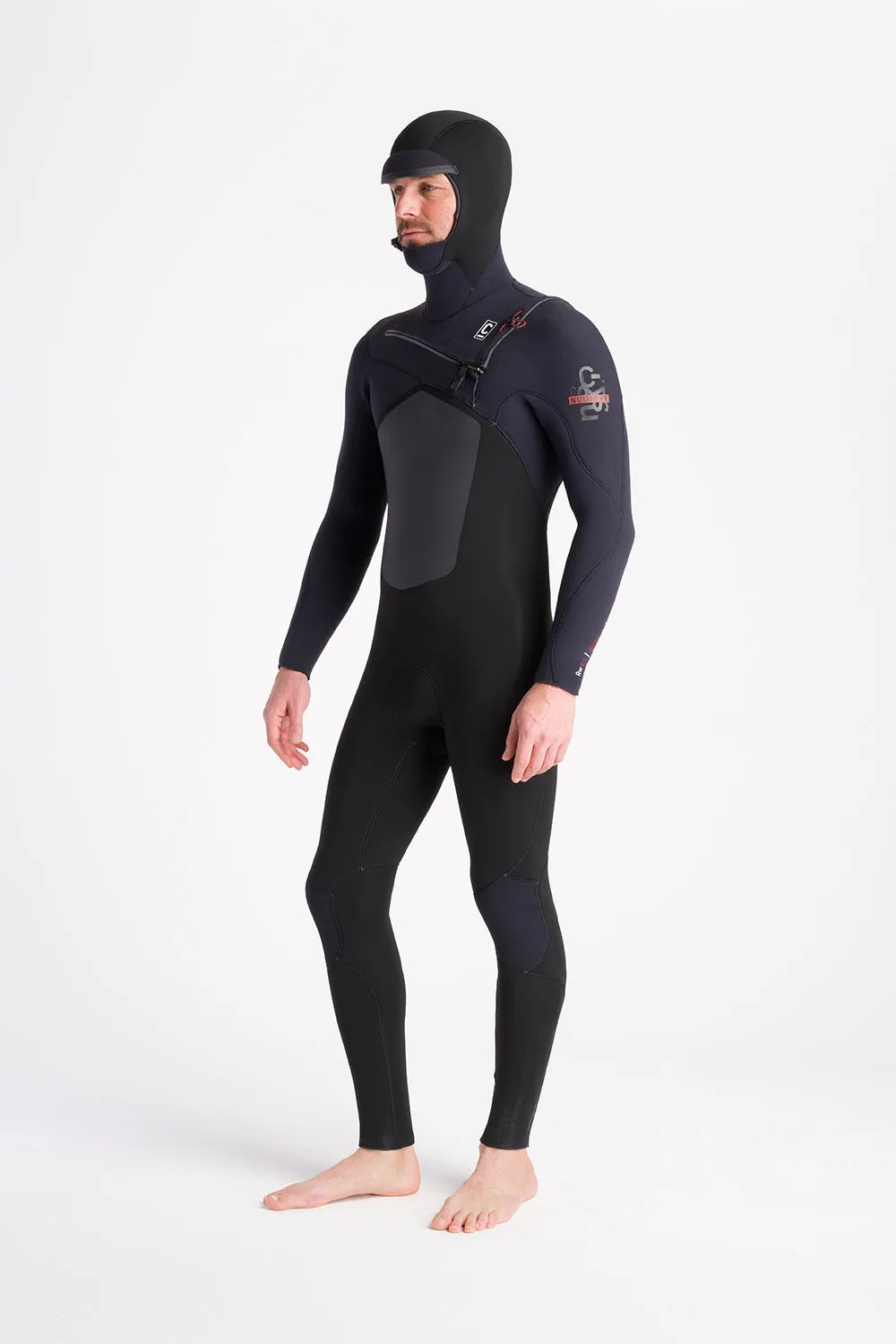 NUWAVE REWIRED 6:5 MENS CHEST ZIP HOODED STEAMER