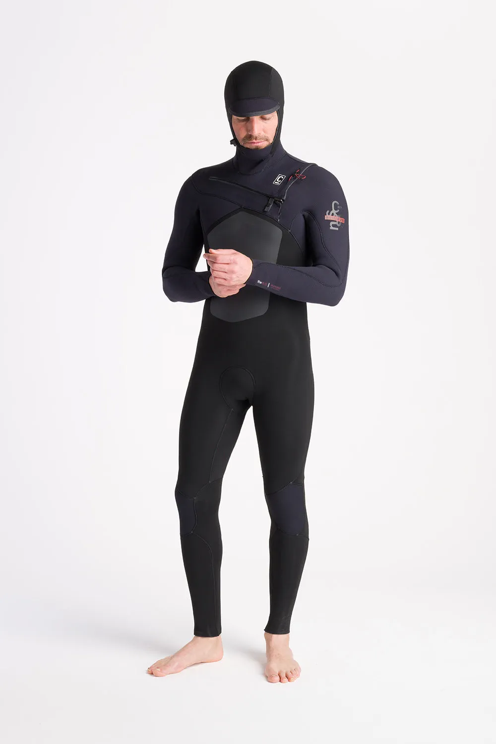 NUWAVE REWIRED 6:5 MENS CHEST ZIP HOODED STEAMER