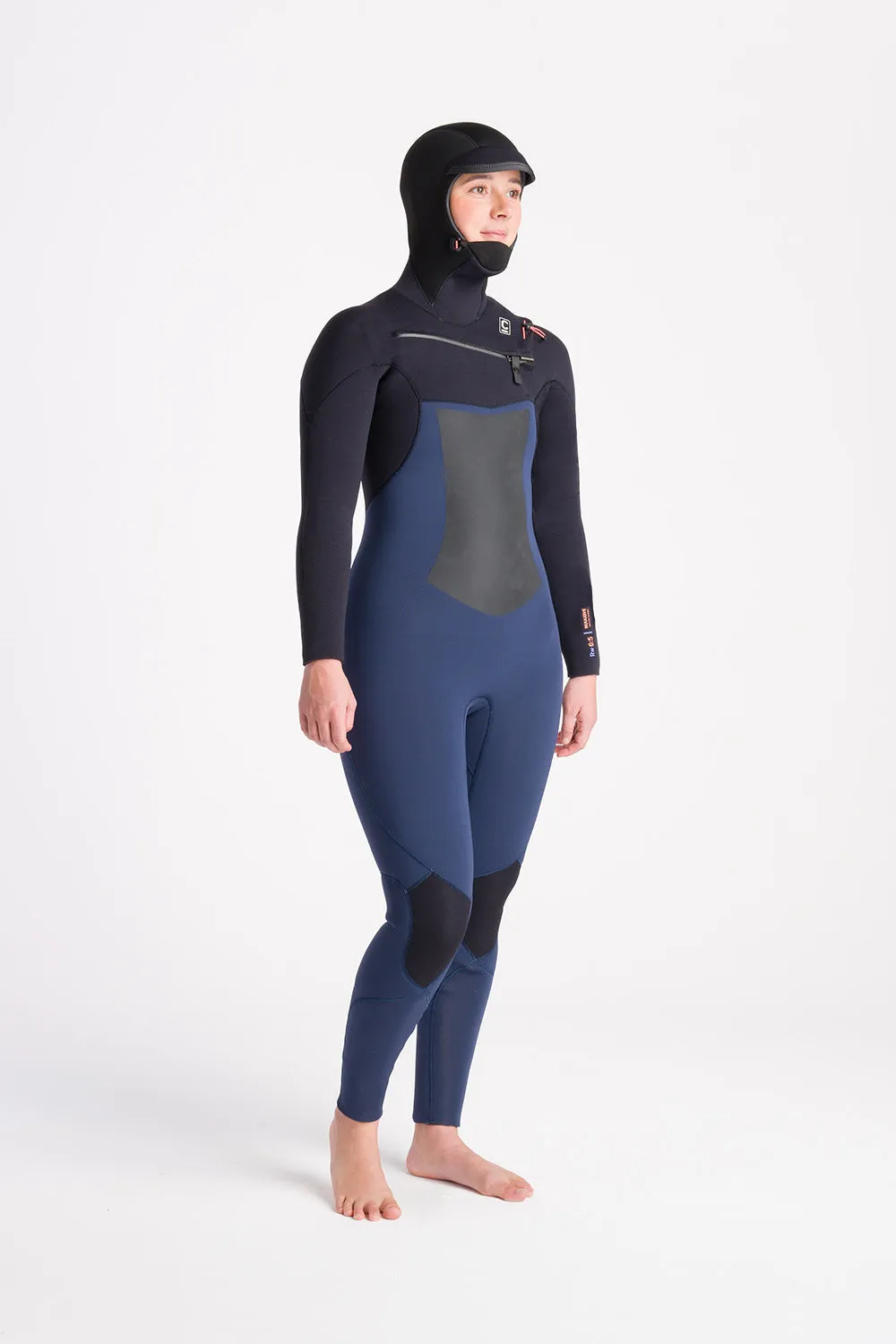 NUWAVE REWIRED 6:5 WOMENS CHEST ZIP HOODED STEAMER