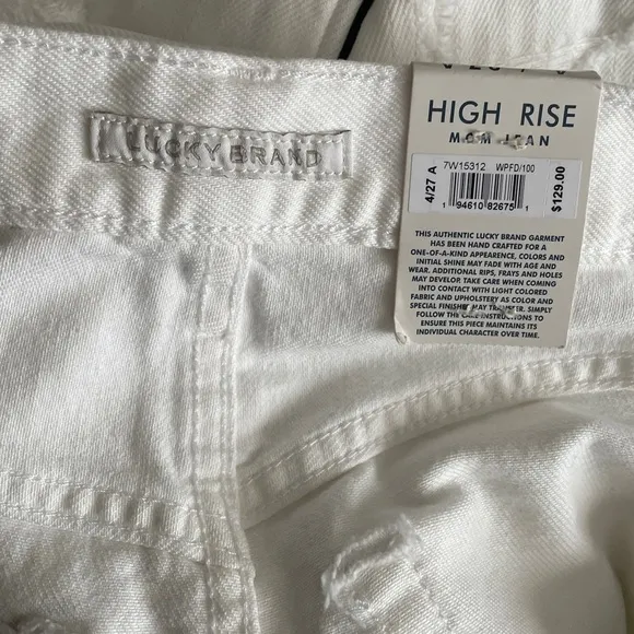 NWT Lucky Brand High Rise Mom Jeans Size 4