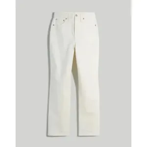 NWT Womens Size 28 28x28 Madewell Tile White The Perfect Vintage Jean NEW