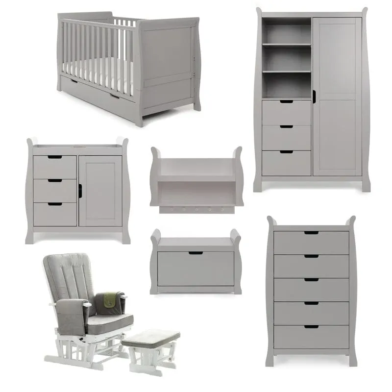 Obaby Stamford Classic Sleigh 7 Piece Room Set - Direct Delivery