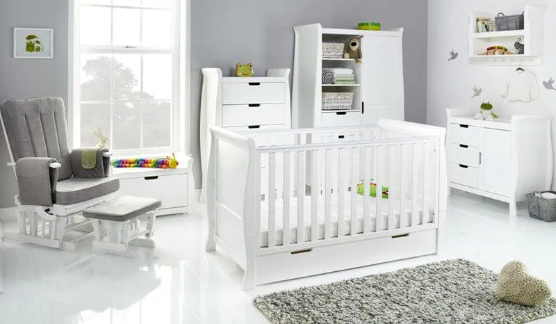 Obaby Stamford Classic Sleigh 7 Piece Room Set - Direct Delivery