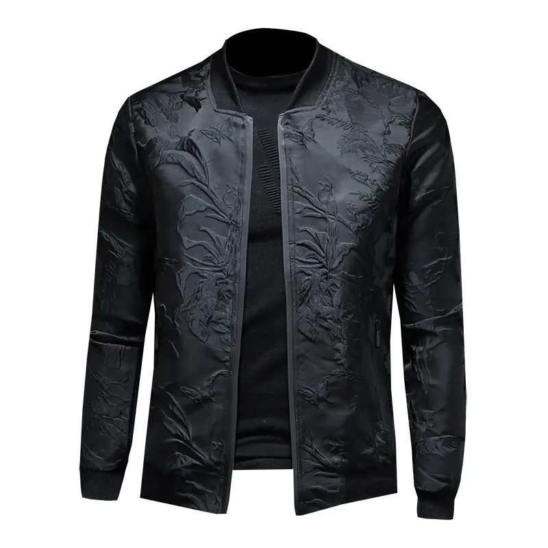 Obsidian Luxury Bomber Jacket