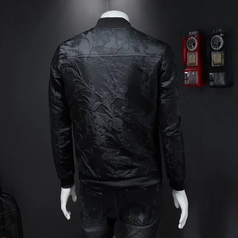 Obsidian Luxury Bomber Jacket