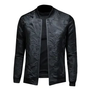 Obsidian Luxury Bomber Jacket