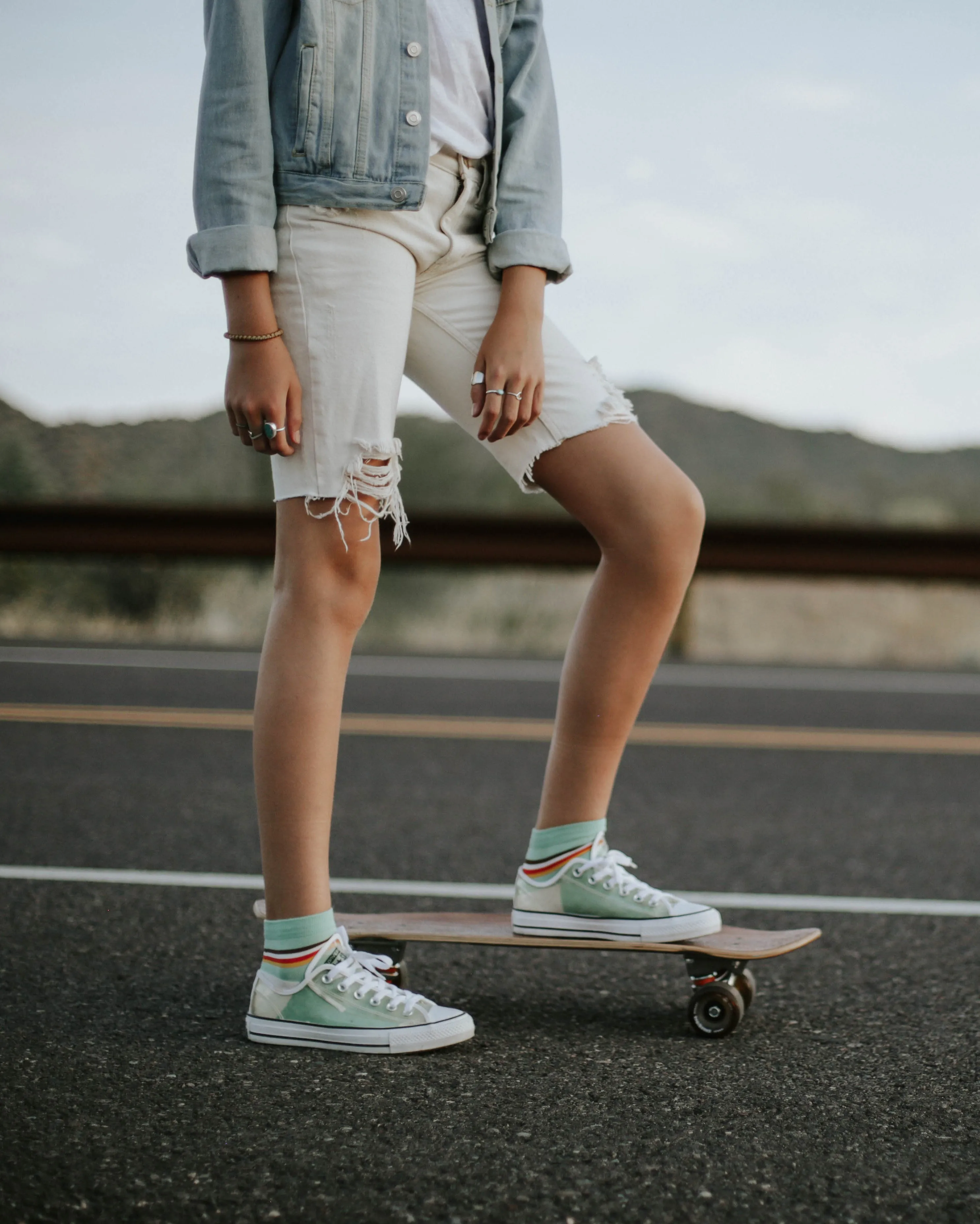 Ocean Retro Stripe Shorty