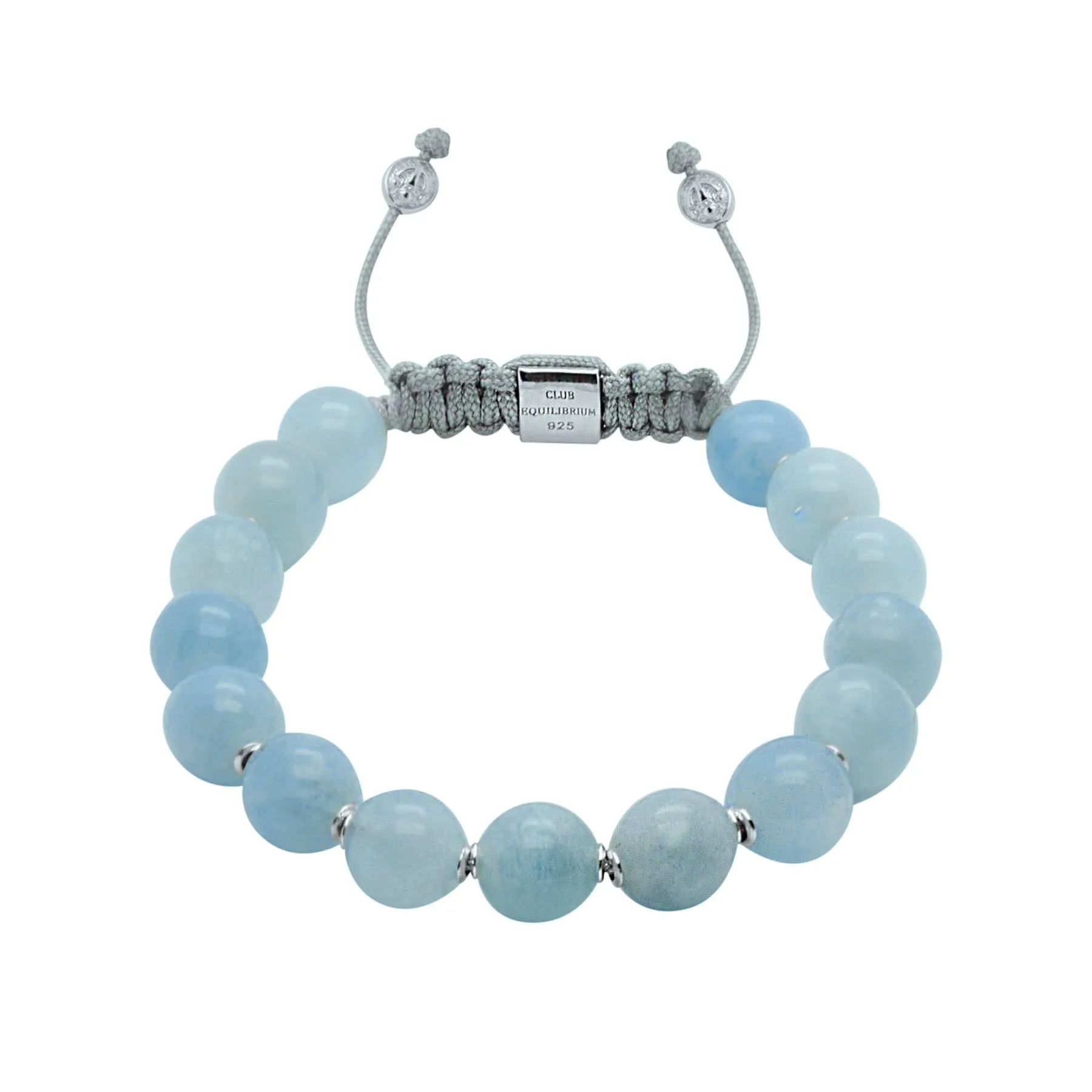 Ocean Wave | Stunning Aquamarine Stone Bracelet in Gold/Silver | 10MM