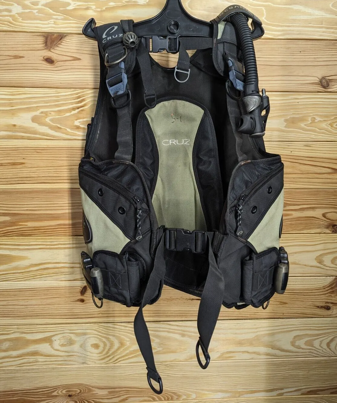 Oceanic Cruz Scuba Dive Weight Integrated BCD BC Size Small, SM, S     AIR TIGHT