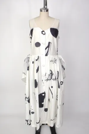 odAOMO Taffeta Bustle Dress