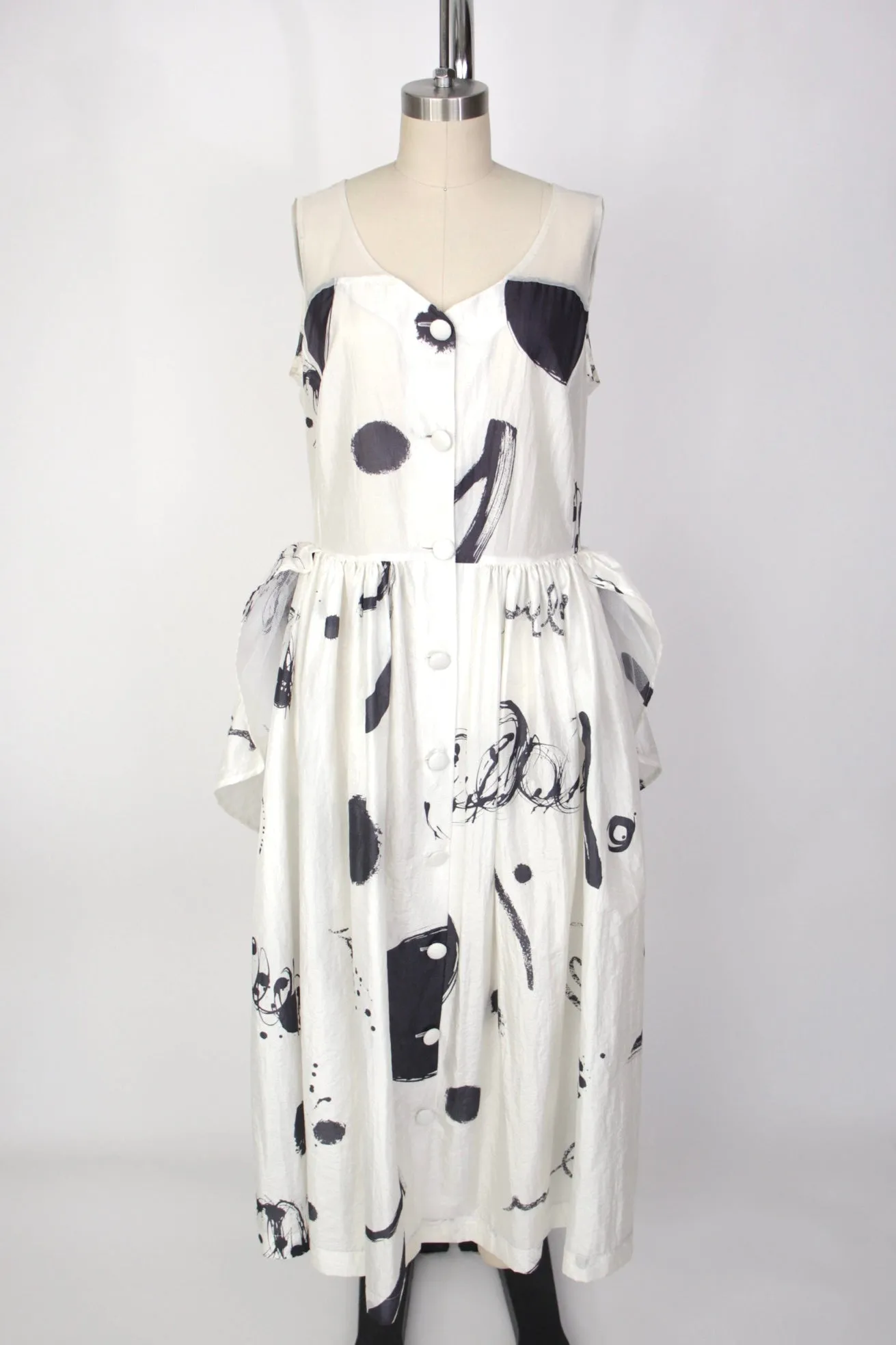 odAOMO Taffeta Bustle Dress