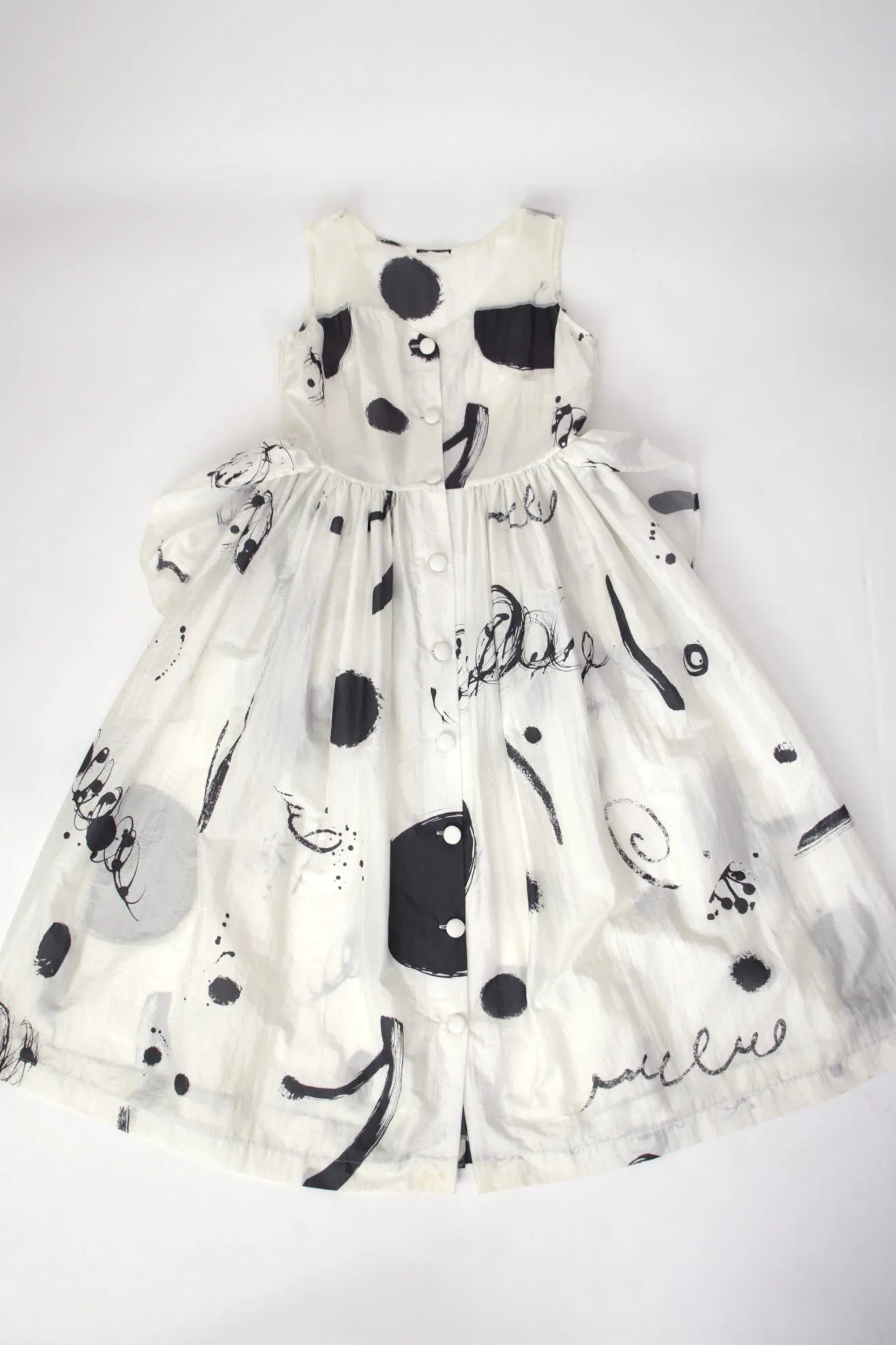 odAOMO Taffeta Bustle Dress