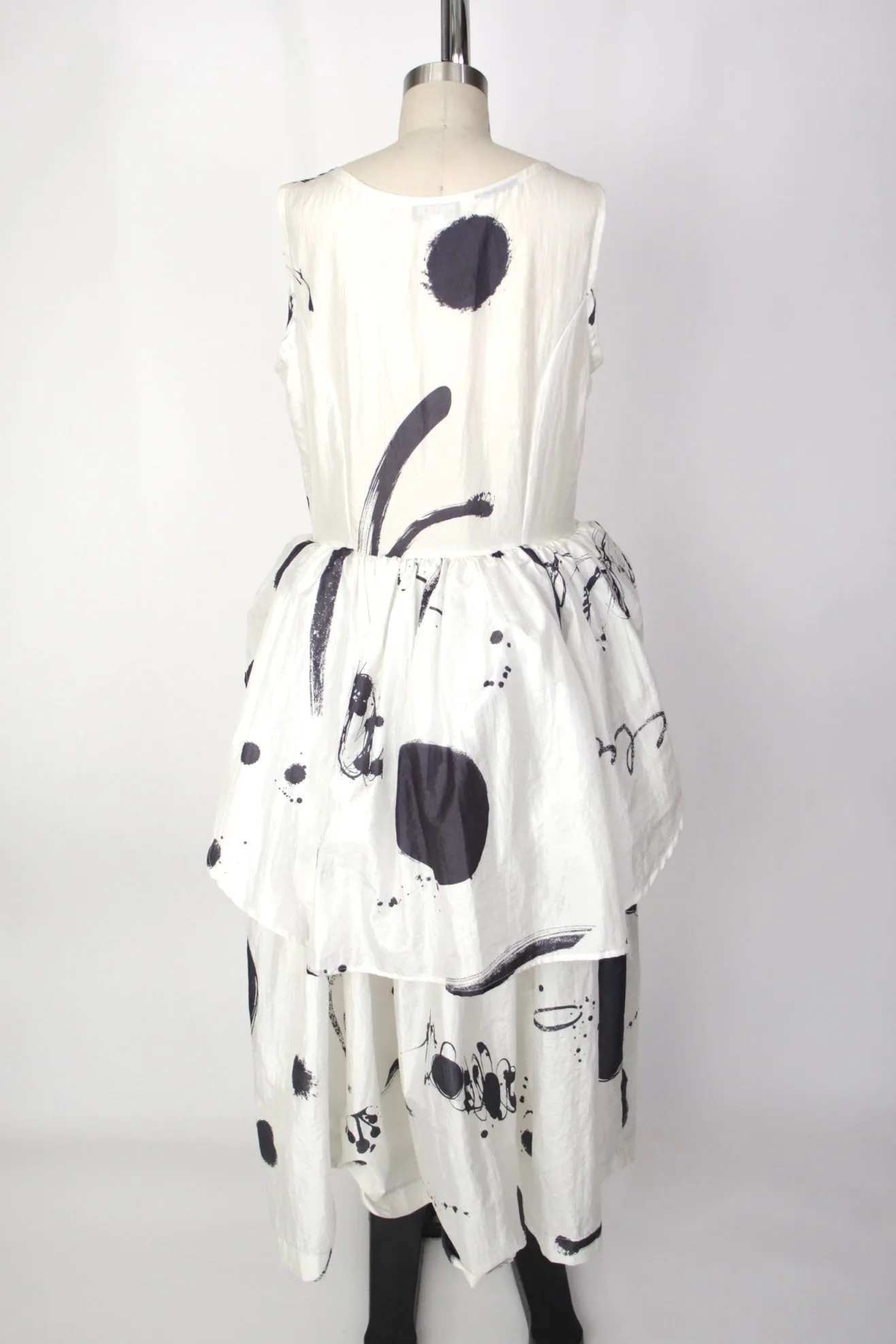 odAOMO Taffeta Bustle Dress