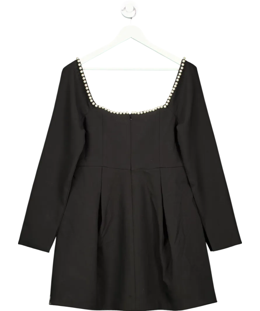 Odd Muse Black The Ultimate Muse Pearl Dress Tall UK XXL