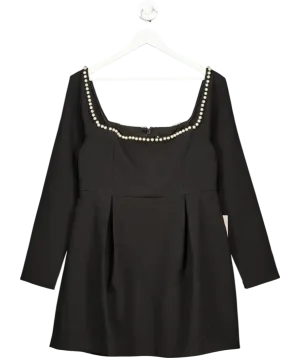 Odd Muse Black The Ultimate Muse Pearl Dress Tall UK XXL