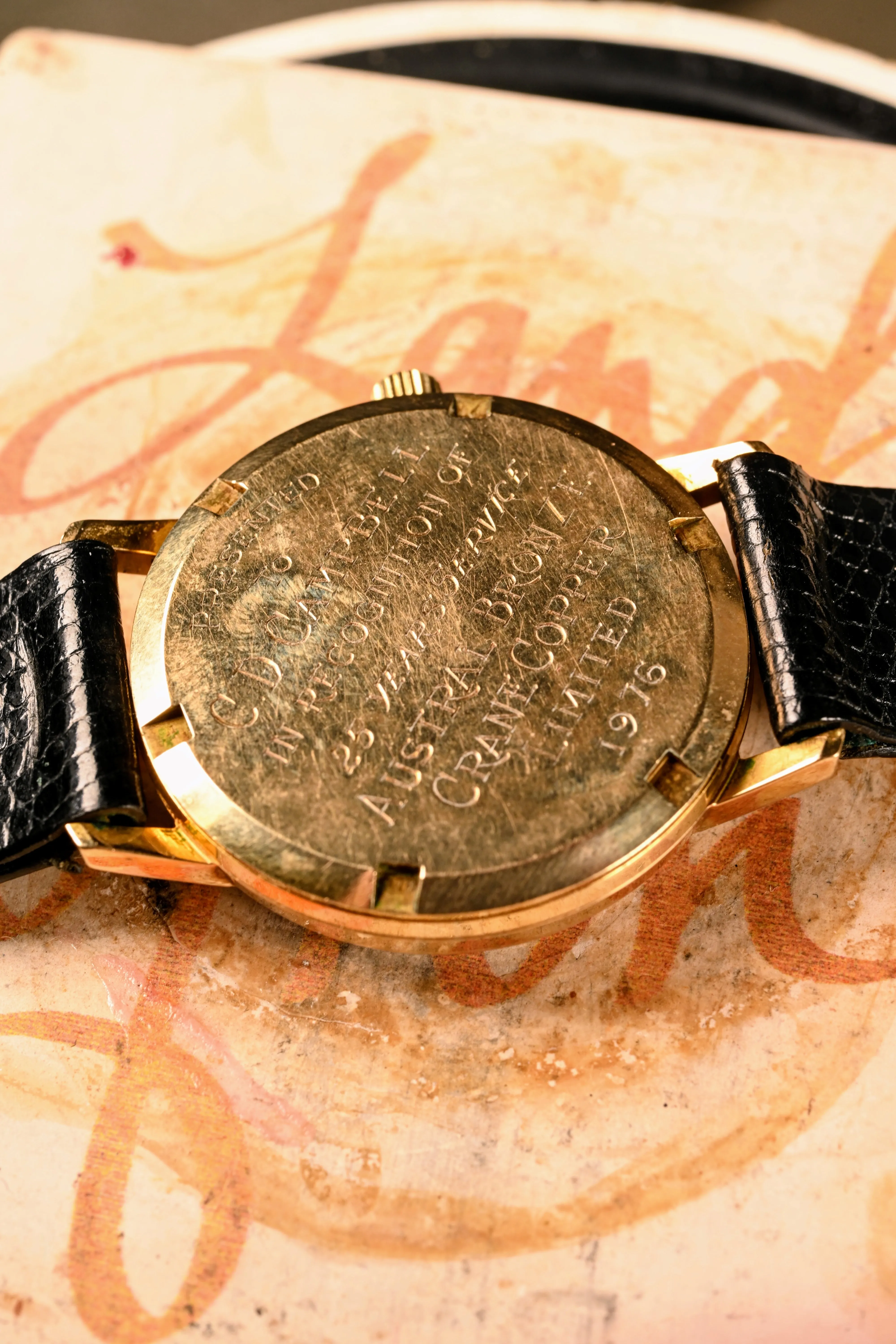 Omega Geneve 9kt Linen Dial