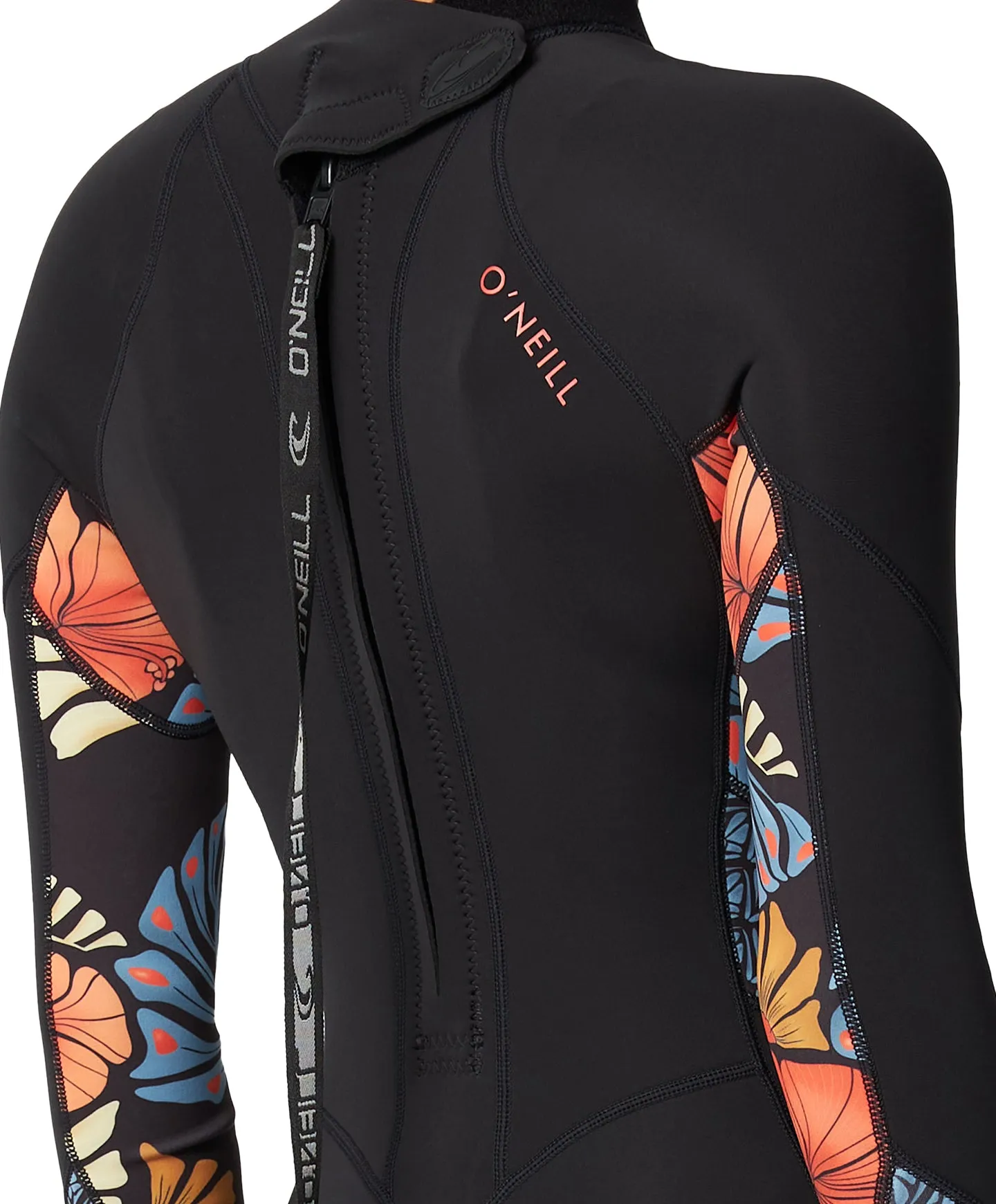 O'NEILL BAHIA BACK ZIP LONG SLEEVE MID SPRING 2MM - VINTAGE ALOHA
