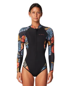 O'NEILL BAHIA FZ LS CHEEKY SPRING 2MM - VINTAGE ALOHA