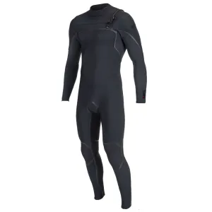 O'Neill Hyperfreak Fire 5/4 mm chest Zip Winter Wetsuit  - Black/Black