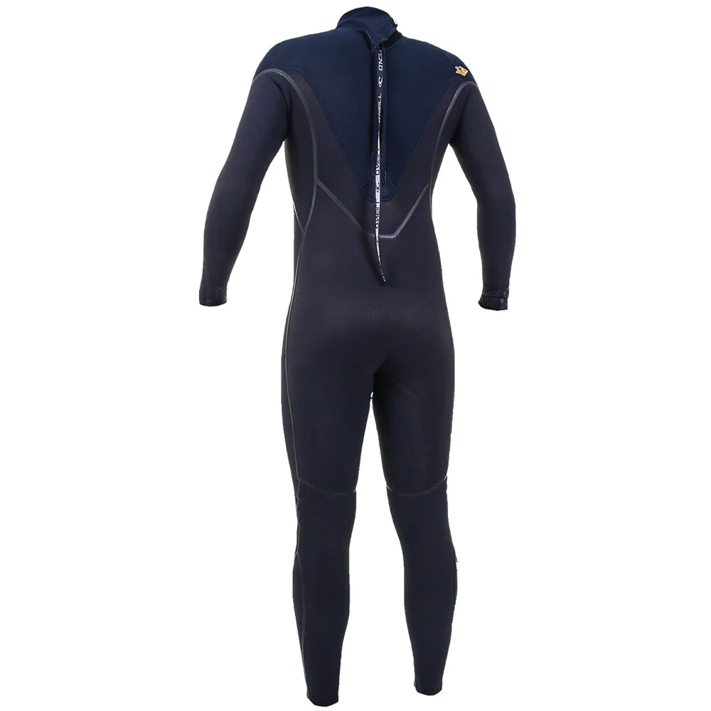 O'Neill Psycho One 3/2mm Back Zip Full Wetsuit  - Black/Abyss