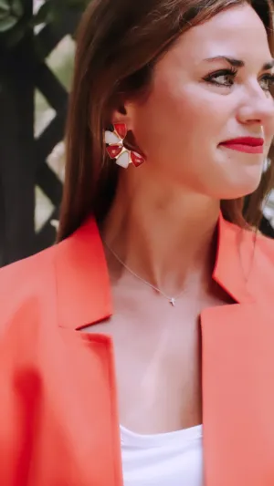 Orange and White