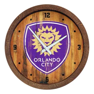 Orlando City: Weathered "Faux" Barrel Top Clock